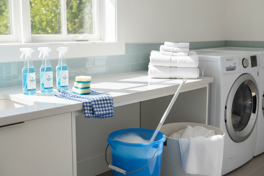 home cleaning and washing